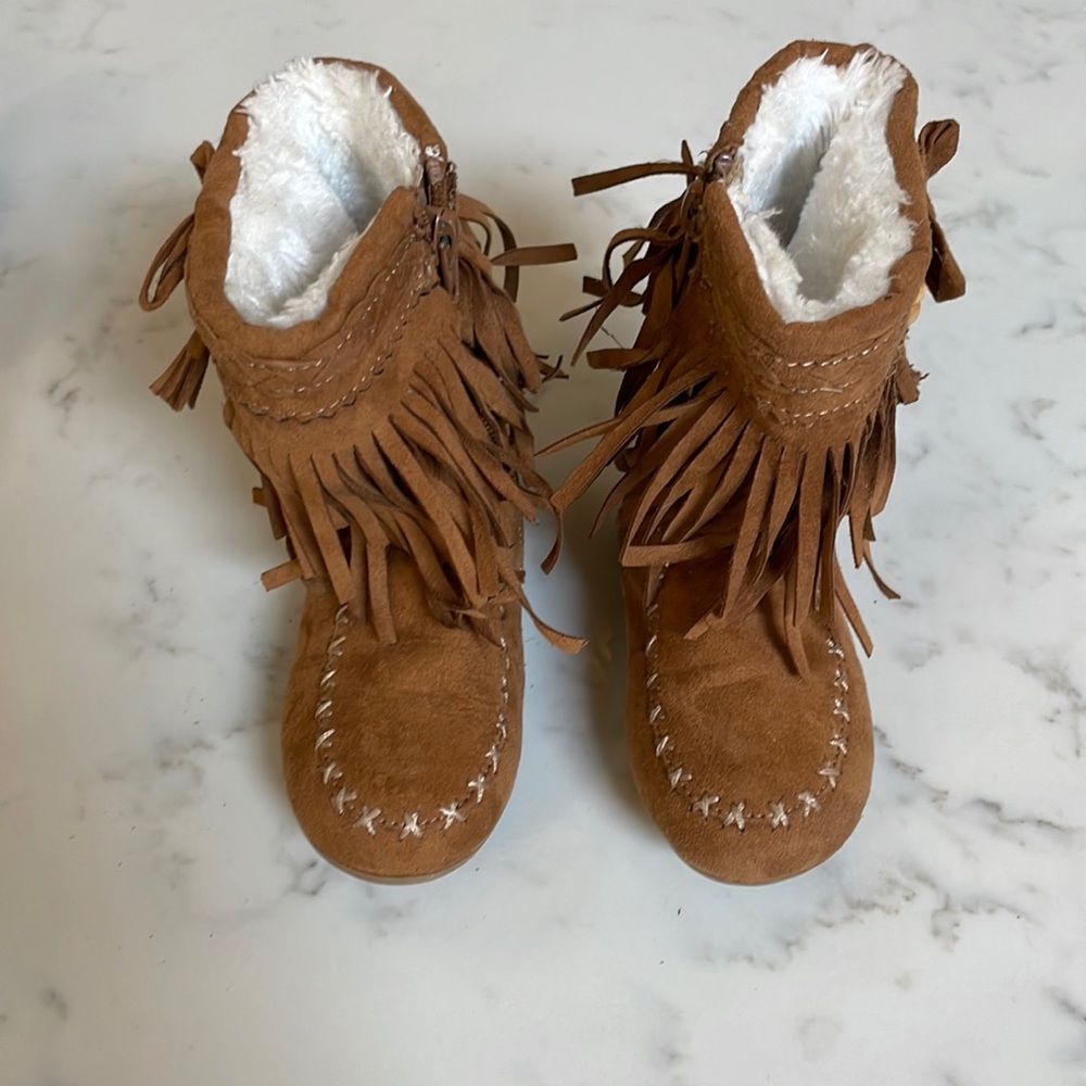 Size 6 girl (baby) moccasins